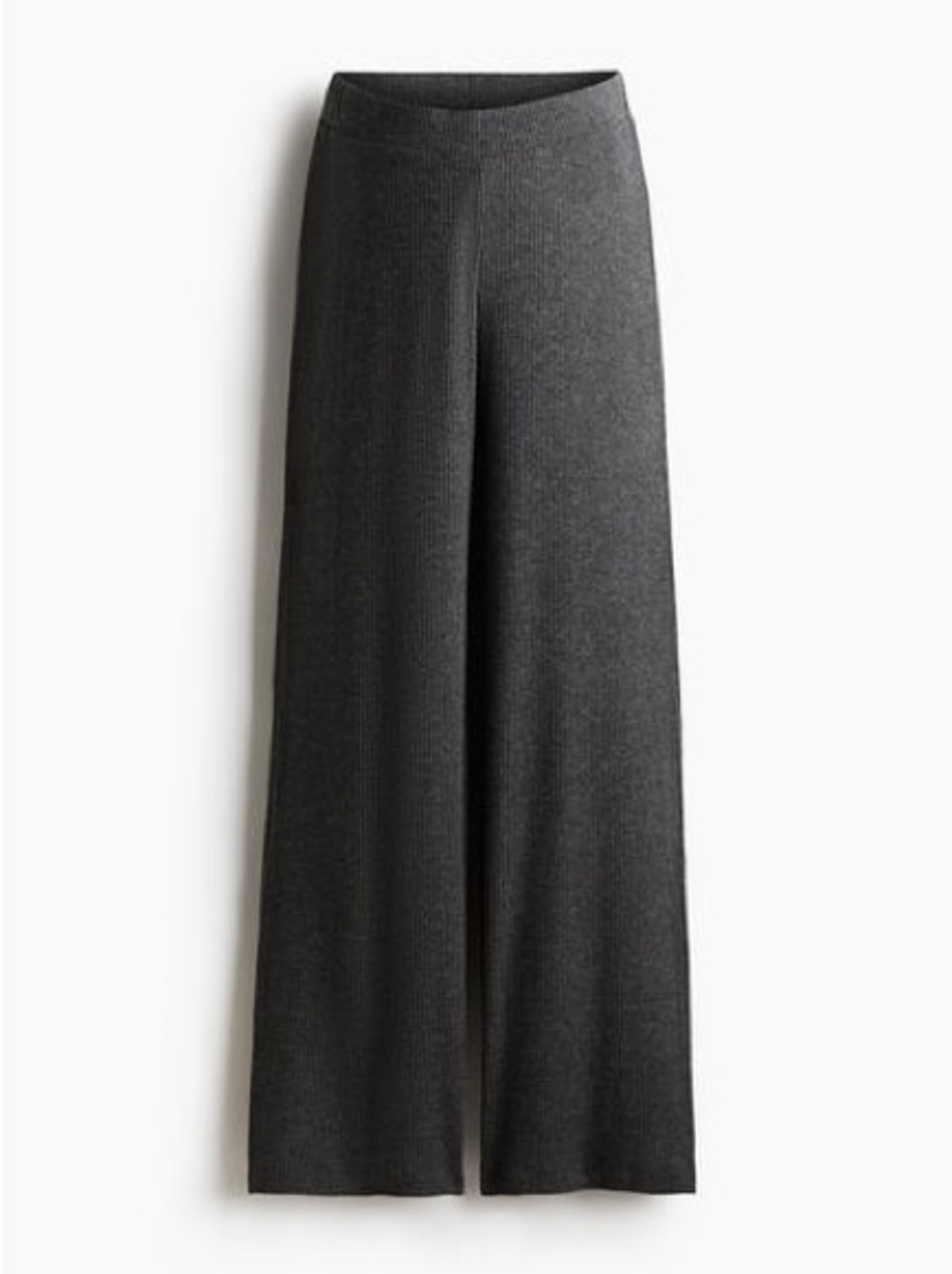 H&M mama maternity ribbed wide-leg Knit Pants Size Medium